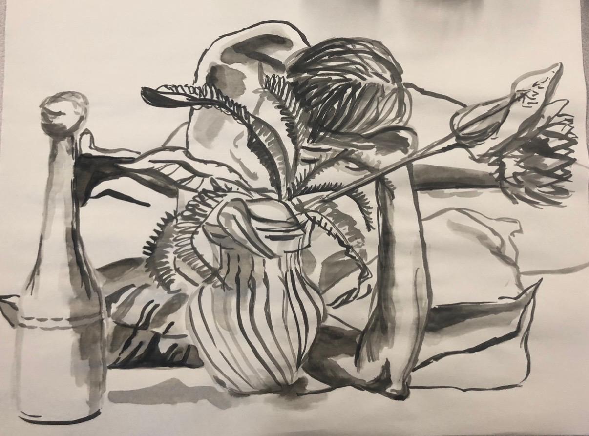 Ink still life